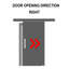 Portes de douche coulissantes sans cadre H 58 po x H 80 po-120242894-120242893