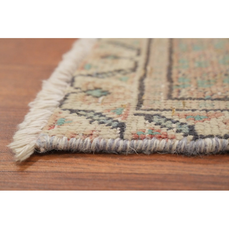 Tapis traditionnel géométrique en laine 5 x 7