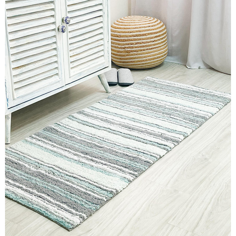 Tapis pour salle de bain Lermitage, L 24 po x L 60 po, Beige