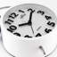 Roman Numeral Metal Mechanical Alarm Tabletop Clock-55920338