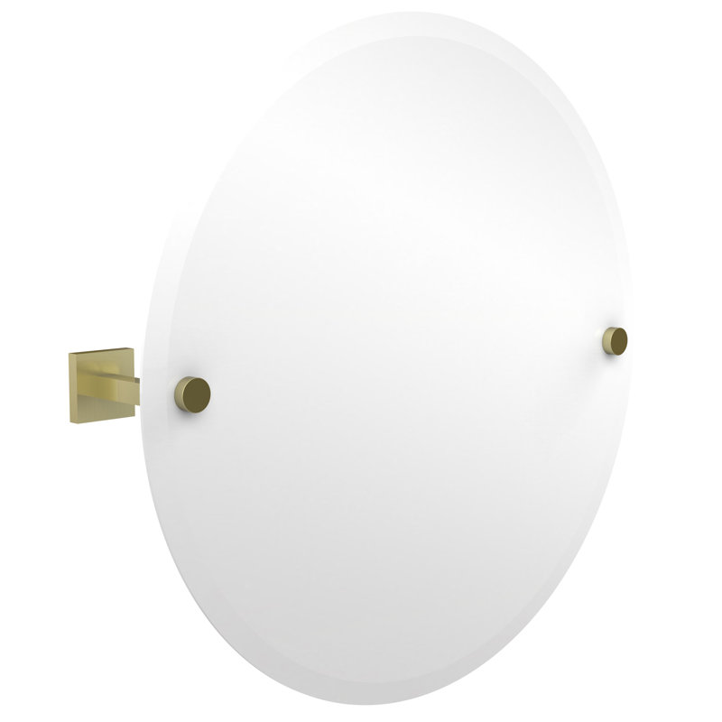 Miroir décoratif Haranu, Laiton satiné