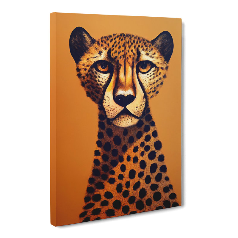 Unique Cheetah Vol.1 - Wrapped Canvas, 50cm H x 35cm W x 3cm D