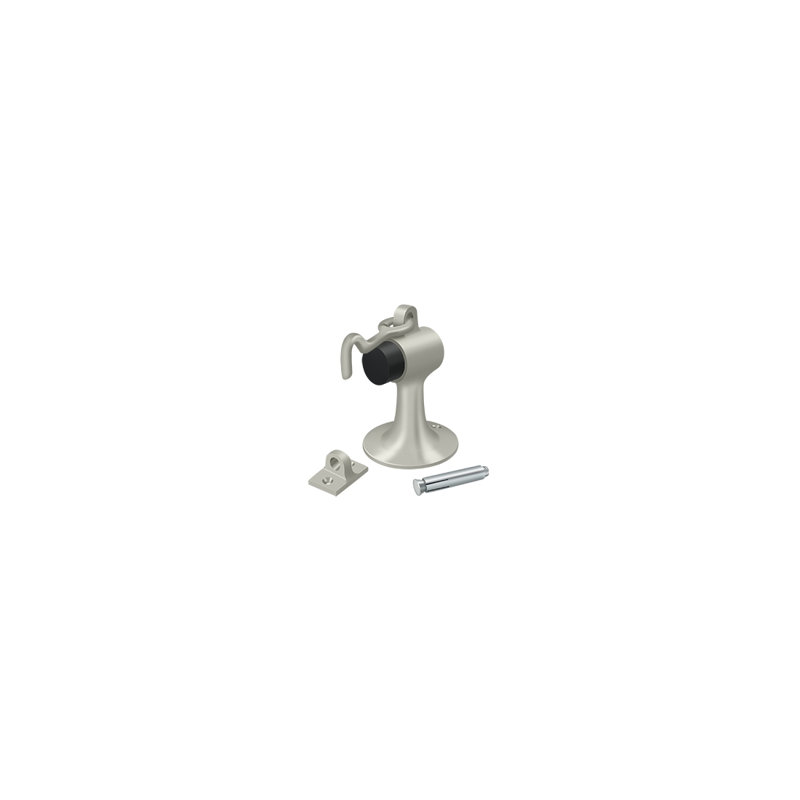 Door Stop, Brushed Nickel