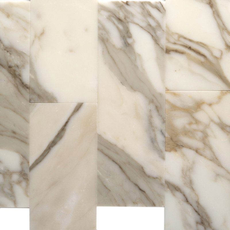 4" x 12" Marble Subway Wall & Floor Tile