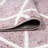 Mashawna Blocks Modern Geometric Rose/White Rug-1887029264