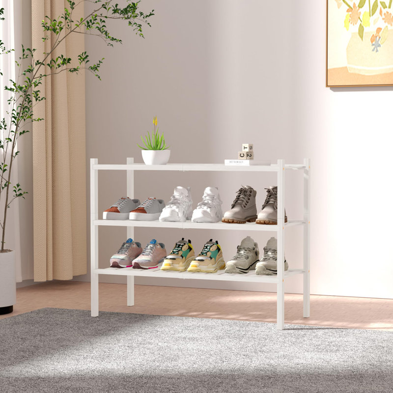 9 paires de rangement pour chaussures, Blanc