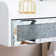 Wenlock Wall Mounted Nightstand 1 Drawer with Crystal Inlay