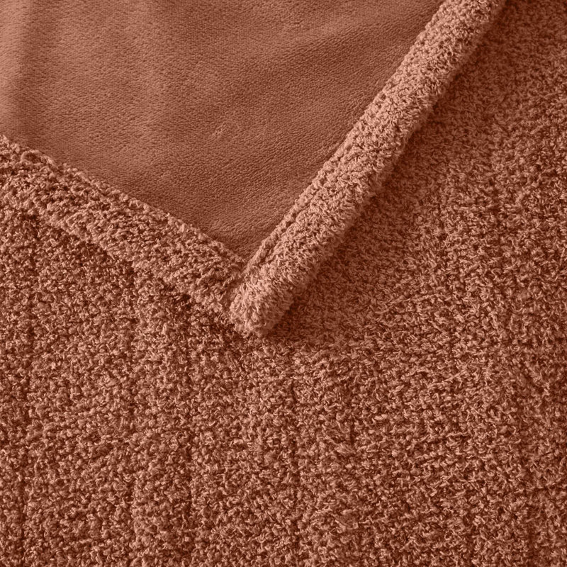 Couverture chaleureuse et confortable en polyester de luxe pour la détente à la maison, Full / Double