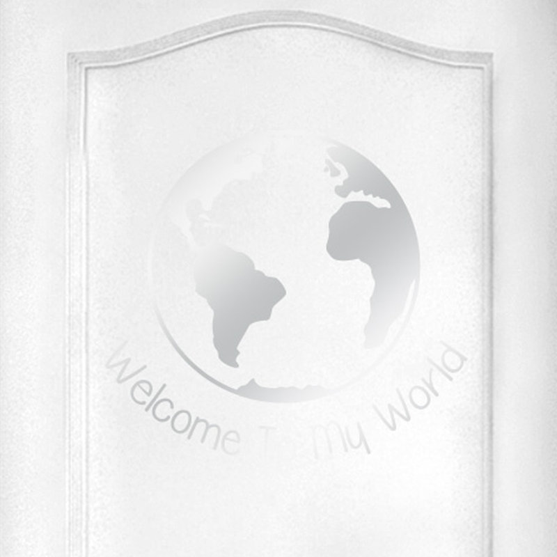 Wall Decal, Shiny Silver