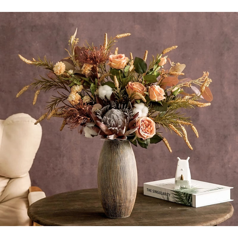 Bouquets de fleurs simulés, décorations de fausses fleurs