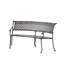 Banc extérieur courbé