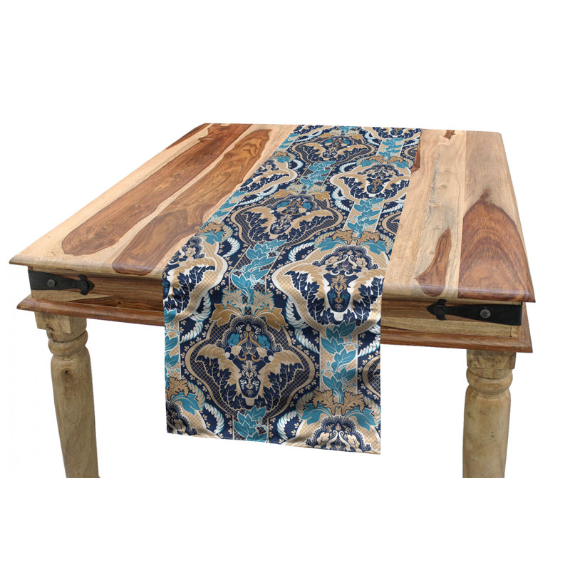 Chemin de table en Damas, 72 po x 16 po