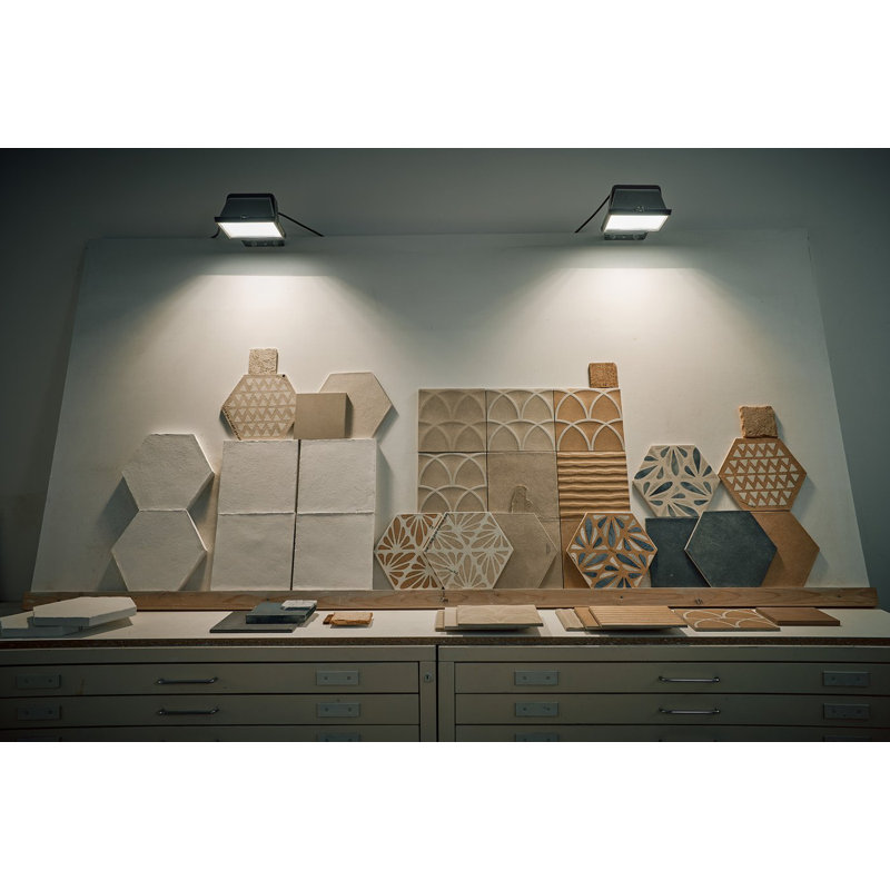 Terraclay Stoneware Hexagon Tile 8.5X10”, Green