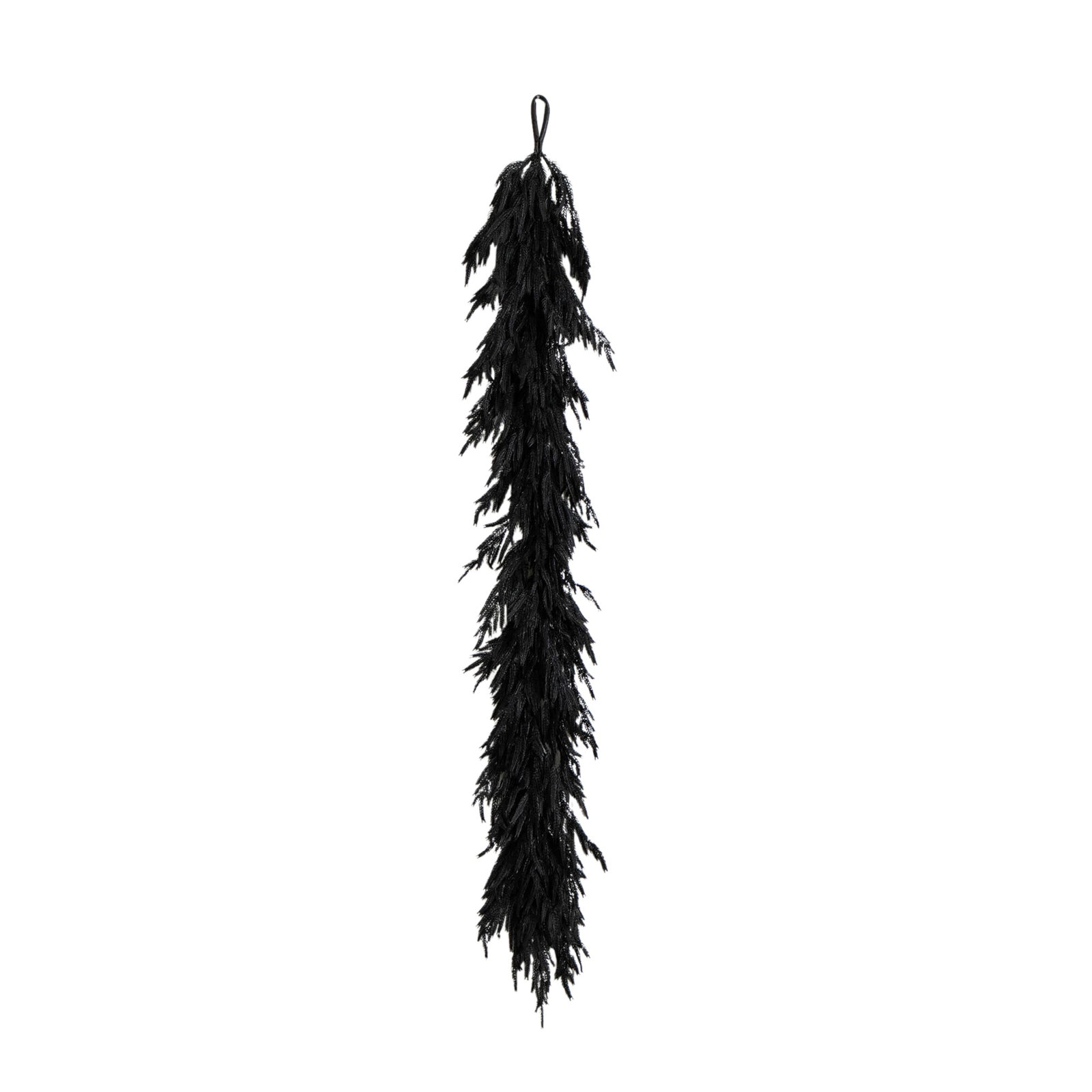 Norfolk Pine Christmas Garland, 6' L, Black