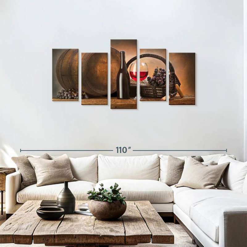 Yarlin Fancy Red Wine Tasting, 37" H x 74" W