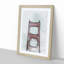 The Top of the Golden Gate Bridge in Abstract - Framed Print-55769301-55769304