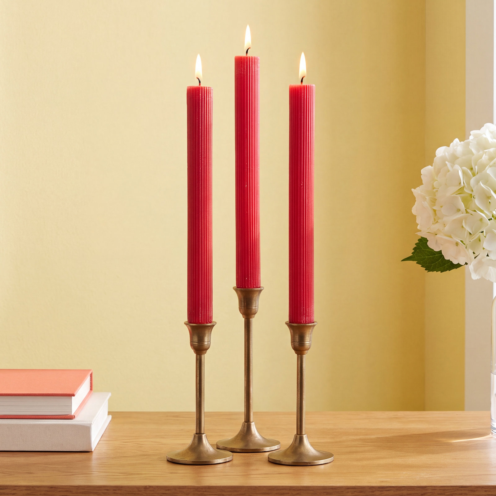Unscented Taper Candle