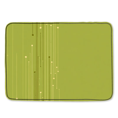 Tapis de bain abstrait