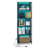 Lamirra Metal Frame Bookcase with Dimmable LED Lighting-933191445