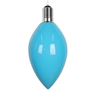 Ornement en forme d'ampoule en mastic.