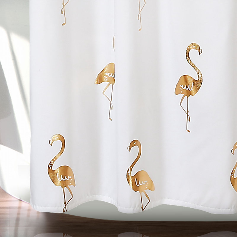 Rideau de douche simple Flamingo Flamingo