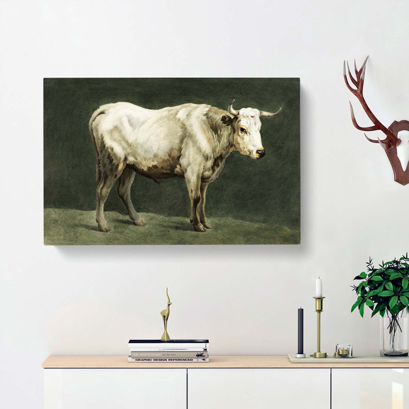 Beauty Of A Bull by Jean Bernard - Wrapped Canvas, 50cm H x 76cm W x 3cm D