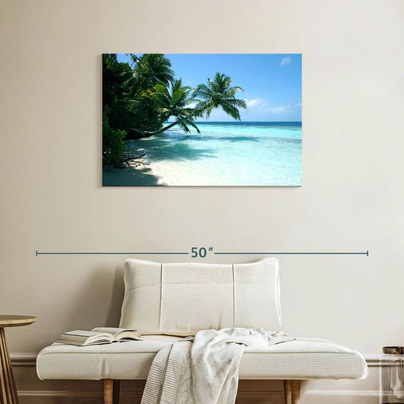 Gillard Caribbean Tropical Beach, 24" H x 36" W