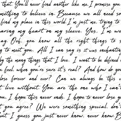 Love Letters Peel and Stick Wallpaper