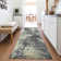 Machine Washable Indoor/Outdoor Xhevrie Gray Rug