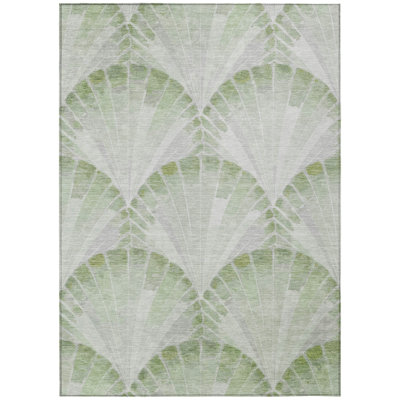 Machine Washable Indoor/Outdoor Lanphear ACN2401 Coastal Rug