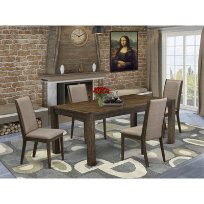 Tawton 6 - Person Solid Wood Dining Set