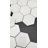 Bianco dolomite 3" Hexagon Glossy