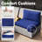 No-Assembly Chairs, 8-Person Patio Furniture Set Durable Wicker Outdoor Sectional Seating Group Outdoor Conversation Sofa-123943100-123943101-124172084