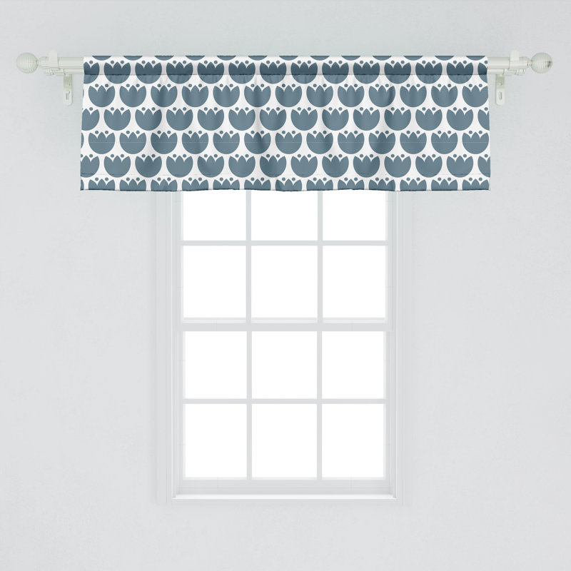 Ensemble de 2 cantonnières Ambesonne Folk Art Hygge 96034, L 54 po x L 18 po