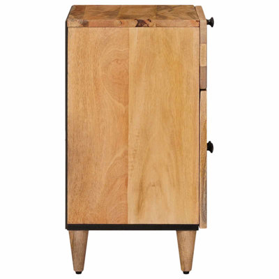 50cm W Solid Wood Bedside Table