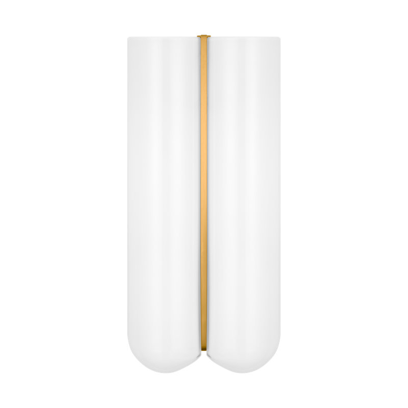 Cheverny 1 - Light Flush Mounted Sconce, Burnished Brass