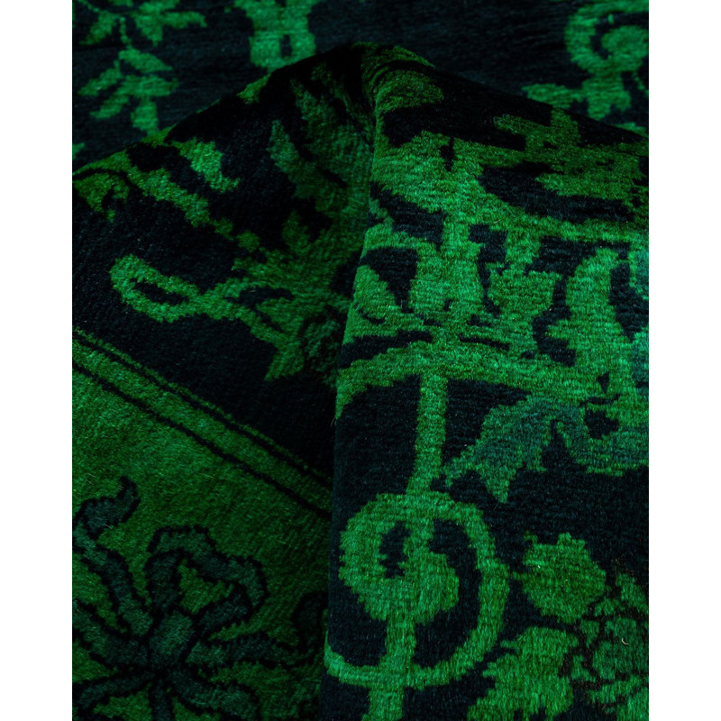 Overyed One-of-a-Kind Runner 2'7" X 9' Hand Knotted Area Rug