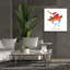  «Rockin Robin» par Elle Media Group, art mural sur toile, 37 po x 37 po-1458000568