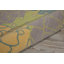 Tapis d'intérieur / extérieur à motif floral vert / jaune / gris / bleu sarcelle Bertran-19767190