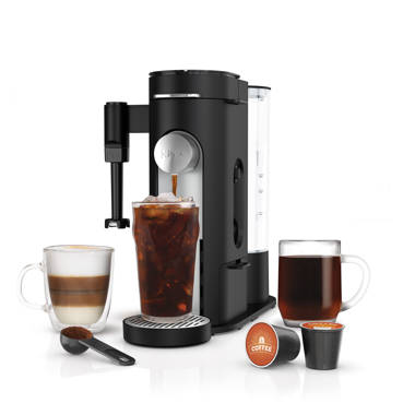  Ninja CFP301 DualBrew Pro Specialty 12-Cup Drip Maker with Glass  Carafe, Single-Serve Grounds, compatible with K-Cup pods, with 4 Brew  Styles, Frother & Separate Hot Water System, Black : Everything Else
