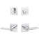Basel Square Entry Lever With Deadbolt Combo