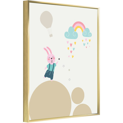 Flowers - Floater Frame Print Set on Canvas