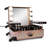 Slaycase Pro Vanity Travel Train Case with Stand Makeup Organizer Including USB Port Standing Legs