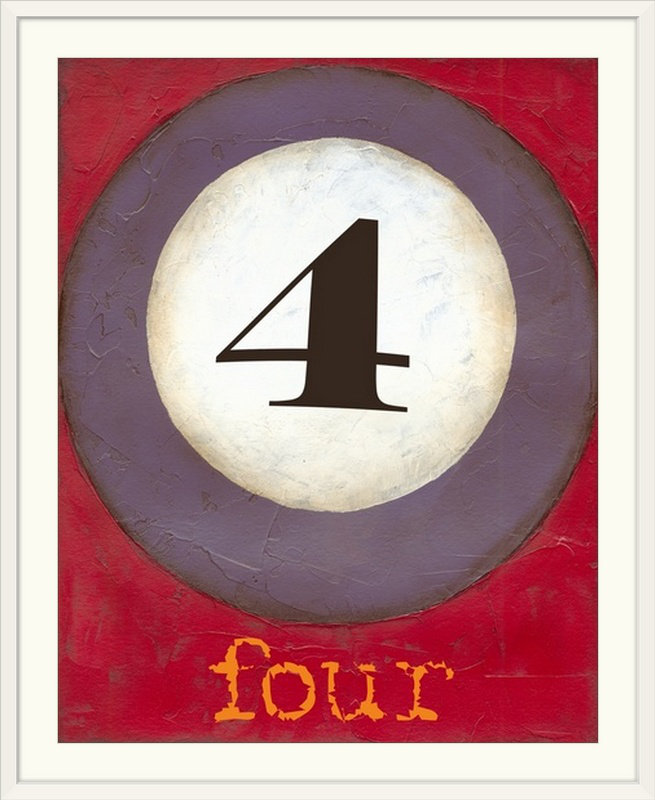 « iv », reproduction d’impression jennifer Graphic Pool, H 38 po x l 32 po x P 1 po, Cadre blanc