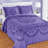 Emerson Textured Medallion Fringe Border Bedspread-109519821-109519823