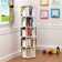 360° Rotating Stackable Shelves Bookshelf Organizer