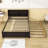 Sinem Platform Bed with Trundle and Storage Headboard-691033810-691033809