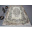 Tapis turc beige rétro fait à la main: décoration artisanale pour un salon confortable et élégant brun / beige