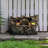 Fountains | 14.1" Rustic Tree Trunk Outdoor Fountain for Garden Patio, Adjustable Pump, No Assembly | Tan Brown | Concrete / Cement