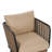 Citali Patio PE Rattan Chairs With Iron Frame & Cushions